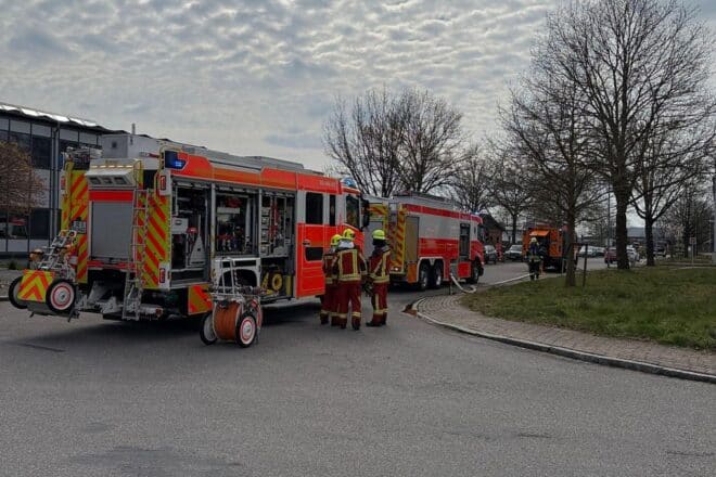 Feuer in Gewerbebetrieb in Kaltenkirchen