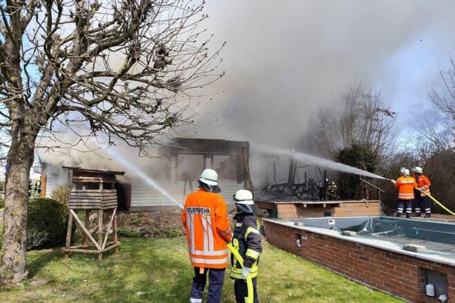 Großeinsatz der Feuerwehren in Lüchow-Dannenberg