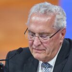 Joachim Herrmann bei der Gedenkveranstaltung zum 81. Jahrestag der Flossenbürg-Befreiung.