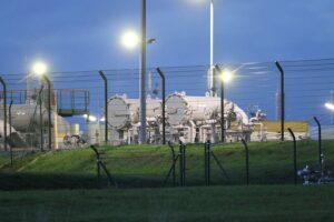 Gasspeicher in Deutschland, symbolisch für die gesicherte Energieversorgung für den kommenden Winter.