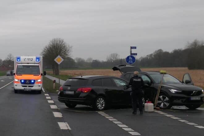 Schwerer Unfall auf B525 bei Coesfeld