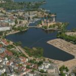 Schweriner Gelände für zukünftige Gartenschau, Wohnungsbau und grüne Flächen in der Stadt.