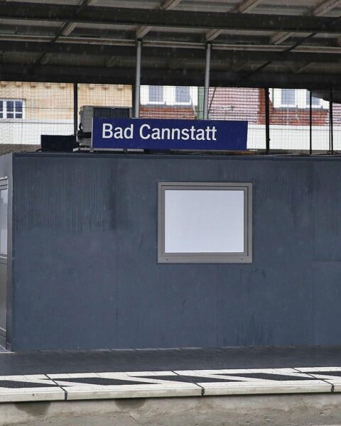 Bahnhof Bad Cannstatt, Stadtbahn, Polizeieinsatz, Festnahme, gefährliches Verhalten, Passanten helfen.