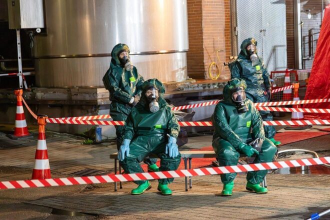 Gefahrgutaustritt in Leezen: Feuerwehr rückt mit ABC-Zug an