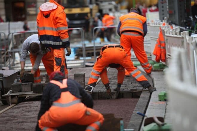 Höhere Auftragseingänge und niedrigere Umsätze im Thüringer Bauhauptgewerbe