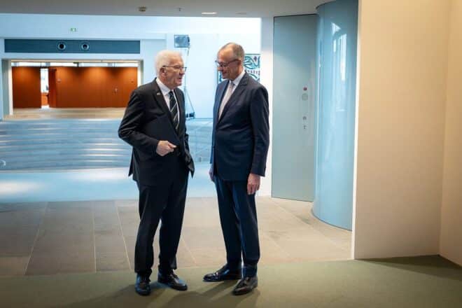 Kretschmann zu Abschiedsbesuch bei Merz