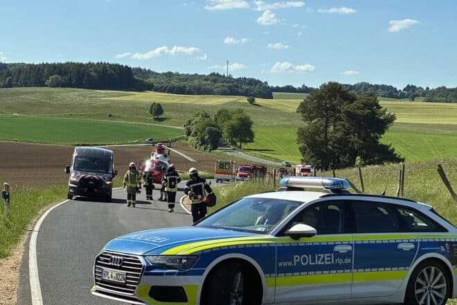 Leichtverletzter bei Unfall auf K69 zwischen Feusdorf und Wiesbaum