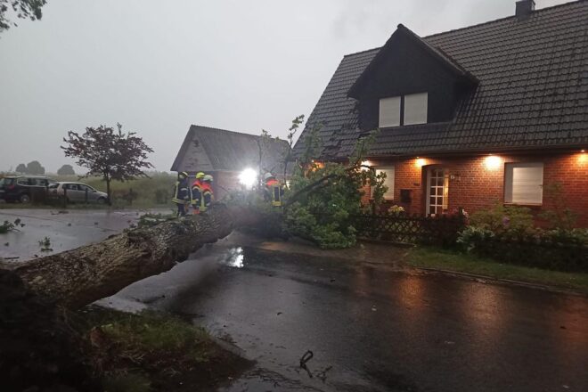 Neun Einsätze für Feuerwehren in der Samtgemeinde Bothel nach Gewitter