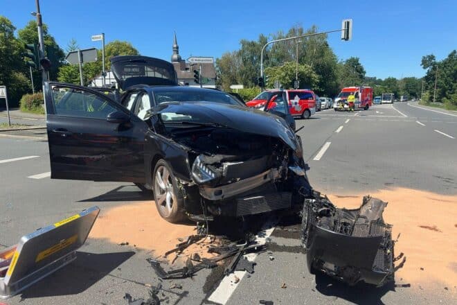 Schwerer Verkehrsunfall in Sprockhövel
