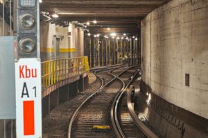 Ein U-Bahn-Tunnel, Symbol für Infrastruktur und Modernisierungsbedarf in Deutschland.