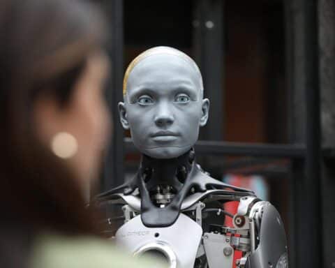 Roboter, Technologie, europäische Zusammenarbeit, KI-Entwicklung, Innovationsstrategien, digitale Transformation, Wirtschaftsrat, Forschung.