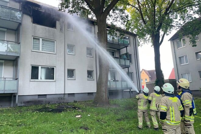 Wohnung in Lehrte brennt komplett aus