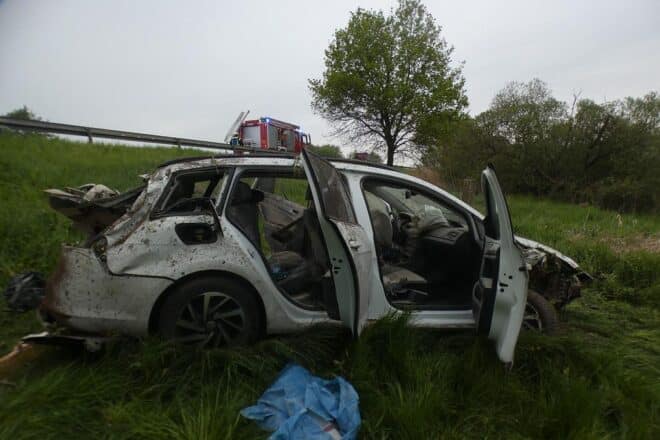 Zwei Verletzte nach Überschlag auf der A24 bei Wittenburg