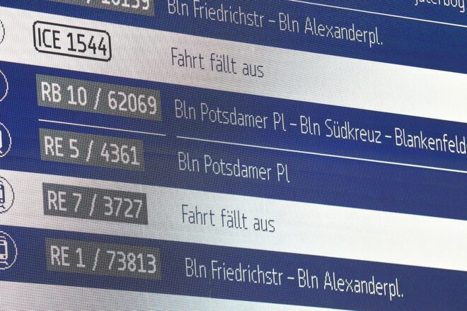 Bahn-Pünktlichkeit im Juni auf historischem Tief