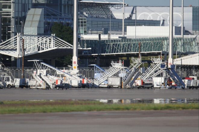 Betrieb am Flughafen München eingestellt