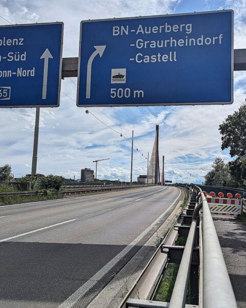 Sperrung der Nordbrücke: Verkehrschaos in Bonn, Politiker kritisieren Bundesregierung. Sanierung nötig!