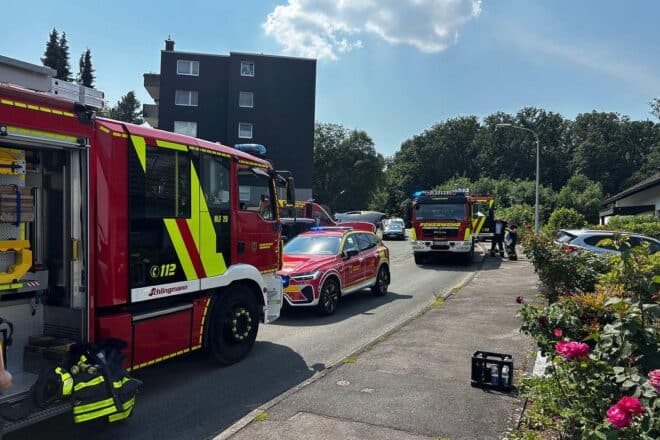 Feuer in Schwelm fordert Feuerwehr und Rettungsdienst