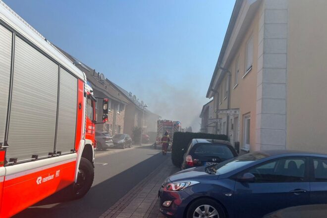 Küchenbrand in Düren