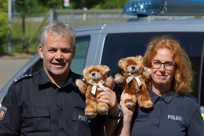 Polizei setzt auf Tröste-Bären