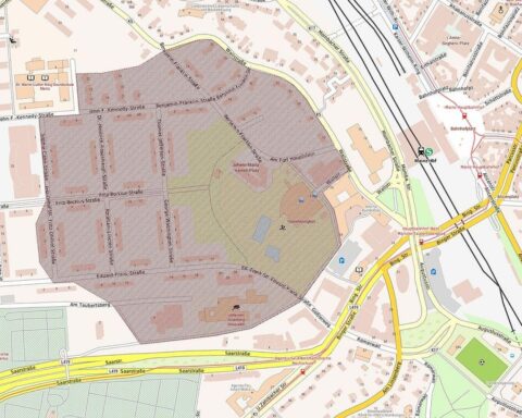 Evakuierungsgebiet wegen Weltkriegsbombe: Menschen, Feuerwehr, Notunterkunft, Sicherheitsmaßnahmen, Stadt Mainz.