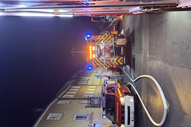 Wohnungsbrand in der Bauerngasse – Mehrere Personen gerettet