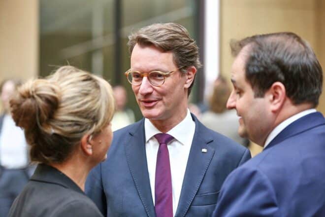Wüst, Neubaur und Liminski treffen EU-Vizepräsidenten in Brüssel