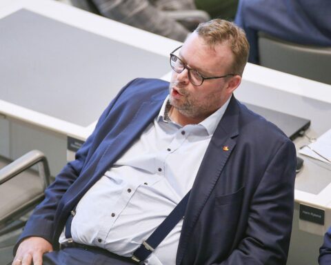 AfD-Landeschef Ansgar Georg Schledde im Archivfoto, Thema: Ausschluss des Kandidaten Stephan Bothe.
