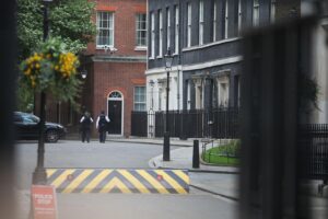 Andy Burnham übernimmt als neuer Premierminister: Blick auf Downing Street 10 in London (Archiv).