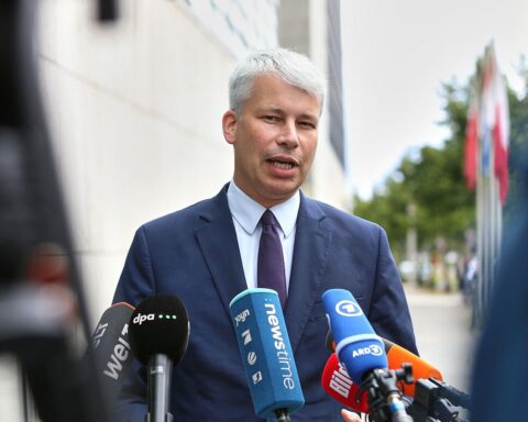 Steffen Bilger in Berlin, vor einer Sondersitzung der Unionsfraktion zur Neuwahl eines Fraktionschefs.