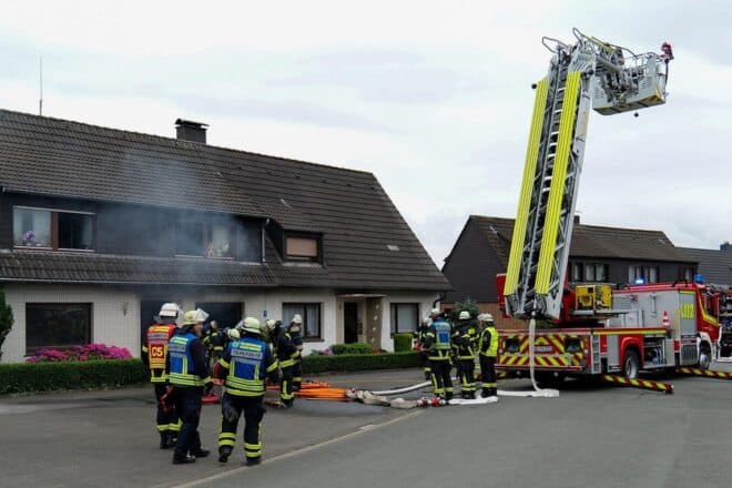 Brand von Lithium-Akkus in Einfamilienhaus in Dortmund-Westrich