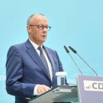 Friedrich Merz in Berlin, während die CDU-Landtagsfraktion Rheinland-Pfalz den geplanten Termin offenbar absagt.