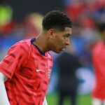 Jude Bellingham bejubelt nach dem 6:4-Erfolg Englands gegen Frankreich den dritten WM-Platz.