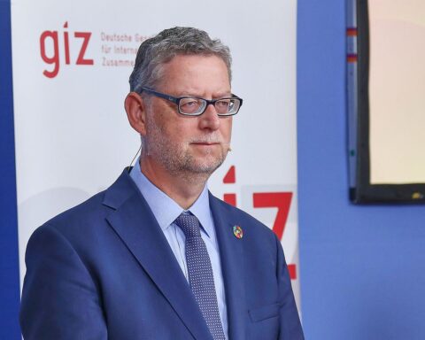 Thorsten Schäfer-Gümbel (GIZ-Vorstand) im Archivfoto, Verteidigung des GIZ-Rückzugs aus dem Jemen.