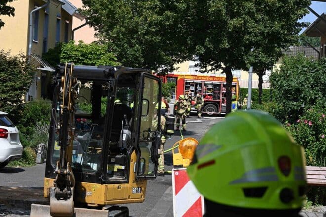 Gasausbruch in Pulheim nach Bauarbeiten