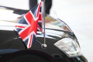 Britische Flagge im Archiv: Labour-Chef Andy Burnham wird in London gewählt, Nachfolge von Keir Starmer.