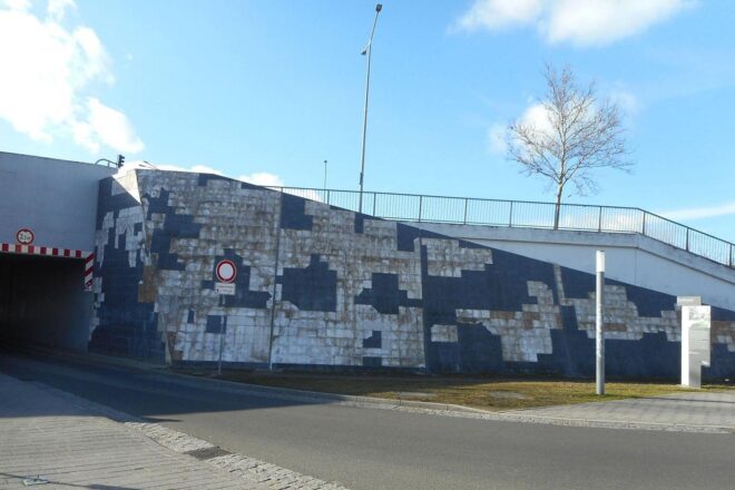 Instandsetzung der Stützwand am Wörlitzer Platz in Dessau