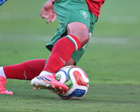 Marokko jubelt nach dem 3:0-Sieg über Kanada im WM-Achtelfinale.