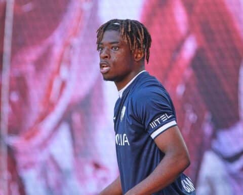 Samuel Bamba vom VfL Bochum im Fußballtrikot, Archivfoto, bevor er nach Portugal wechselt.