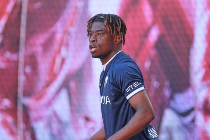Samuel Bamba vom VfL Bochum im Fußballtrikot, Archivfoto, bevor er nach Portugal wechselt.