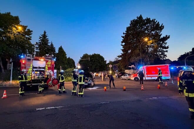 Verkehrsunfall mit zwei Pkw in Schwalmtal