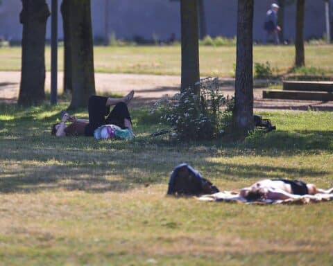 Heißer Sommer in Baden-Württemberg: Sonne, aufziehende Wolken und mögliche Gewitter mit stürmischen Böen.