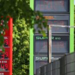 Tankstelle im Archiv; Sahra Wagenknecht fordert Halbierung der Spritsteuer und staatlichen Preisdeckel.